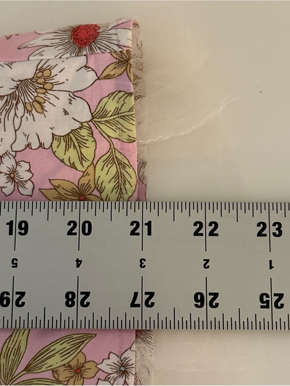 Floral Pink A-Line Skirt - Picture 9 of 9